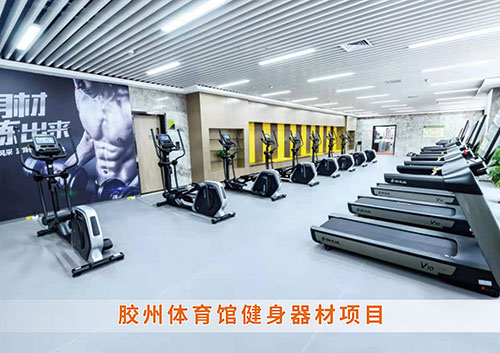 ​熊猫体育官网体育为胶州体育馆打造的健身房