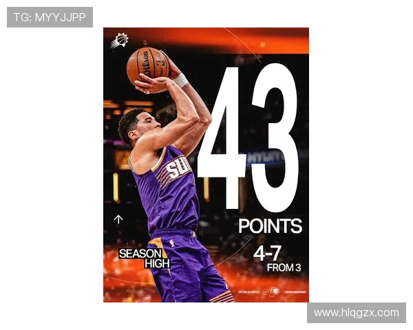 布克无球跑动效率提升，关键回合得分占比反超同位置得分手